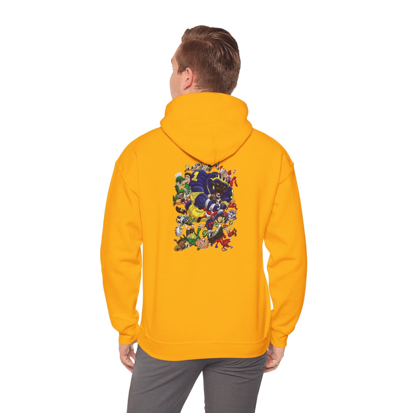 Michigan Sweatshirt with Bold Graphic Design - Perfect for Fans, Gift for Holidays, Casual Wear, Sports Events, Cozy Style