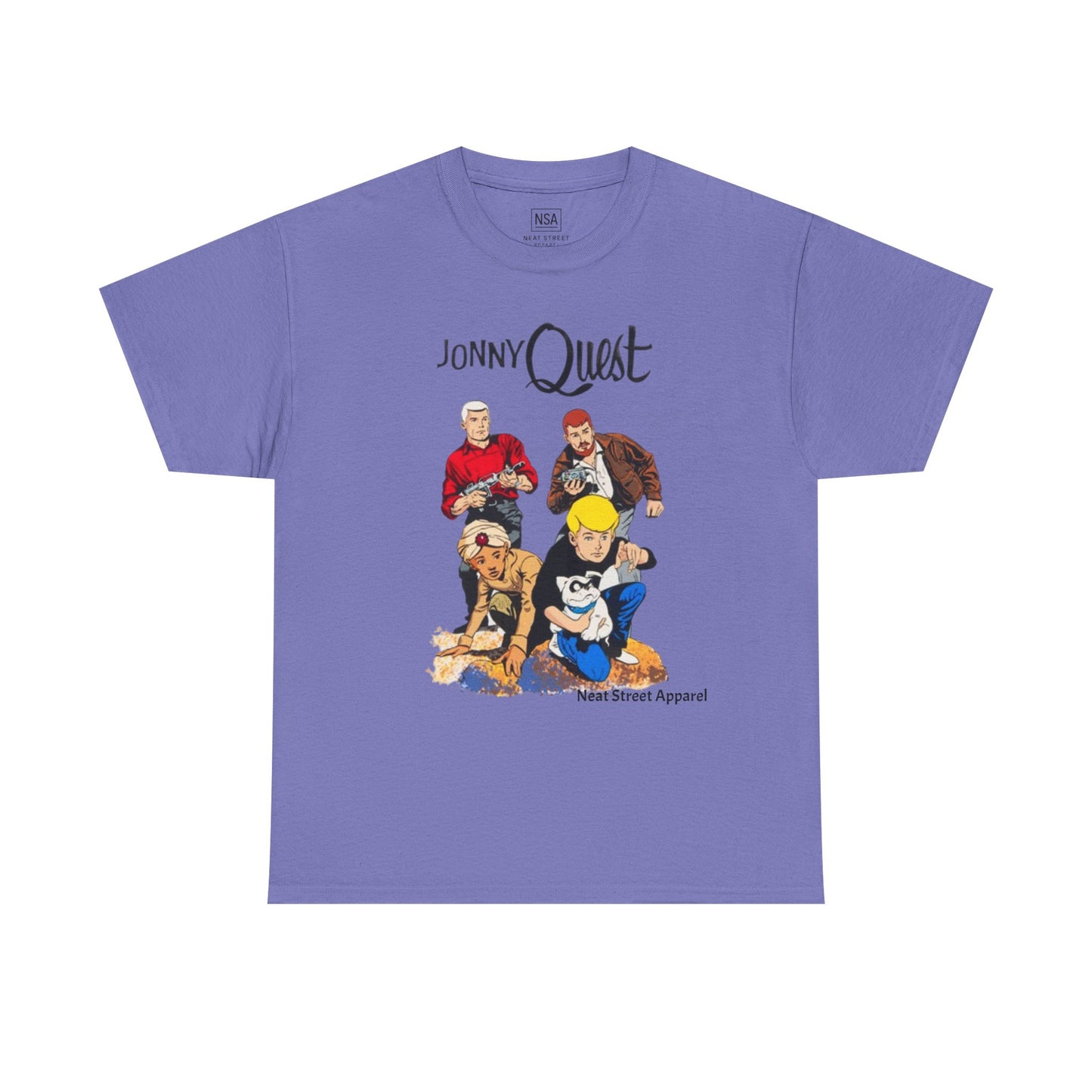 Jonny Quest Cartoon Unisex Heavy Cotton Tee