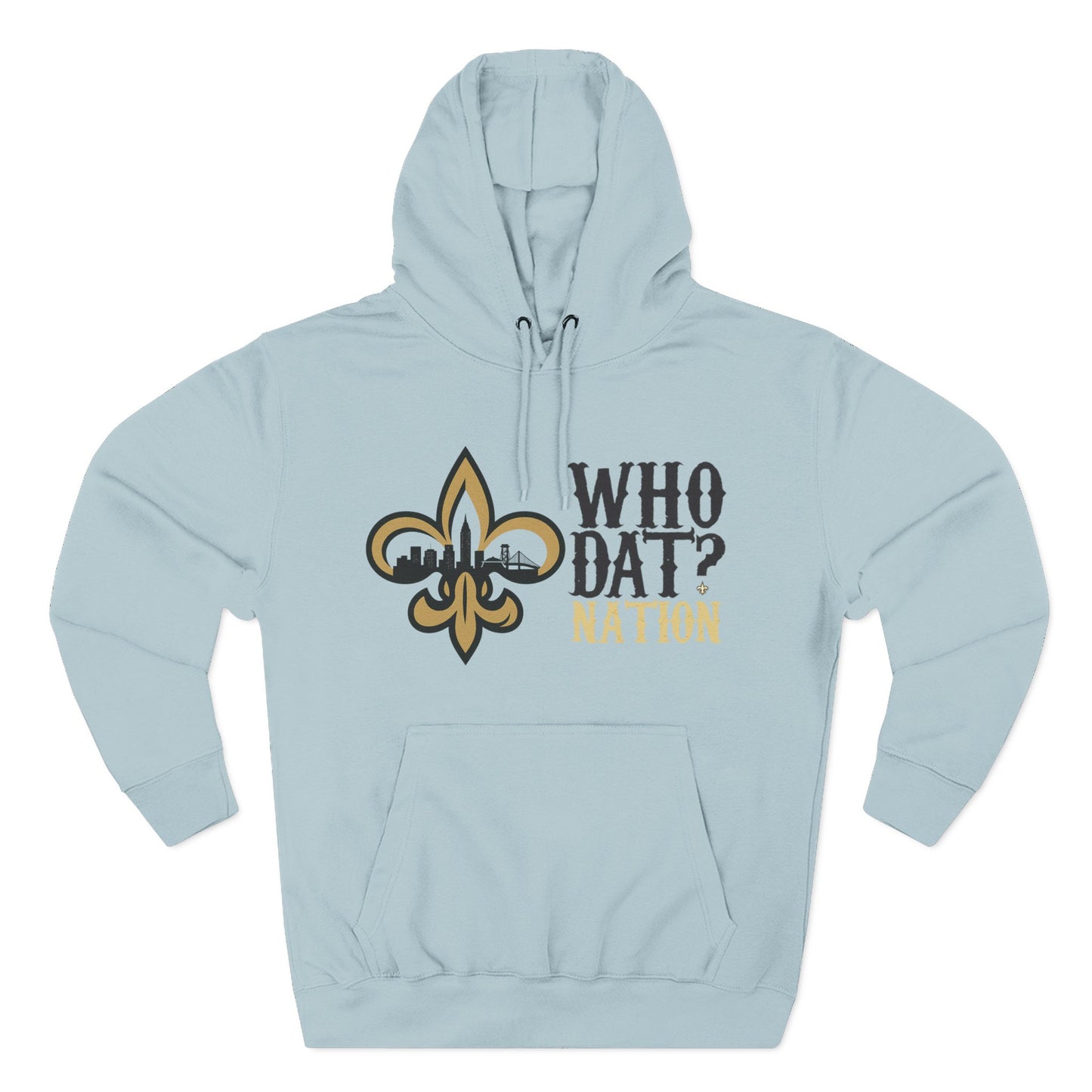 Who Dat Nation Fleur-de-lis Hoodie – New Orleans Football Fan Pullover