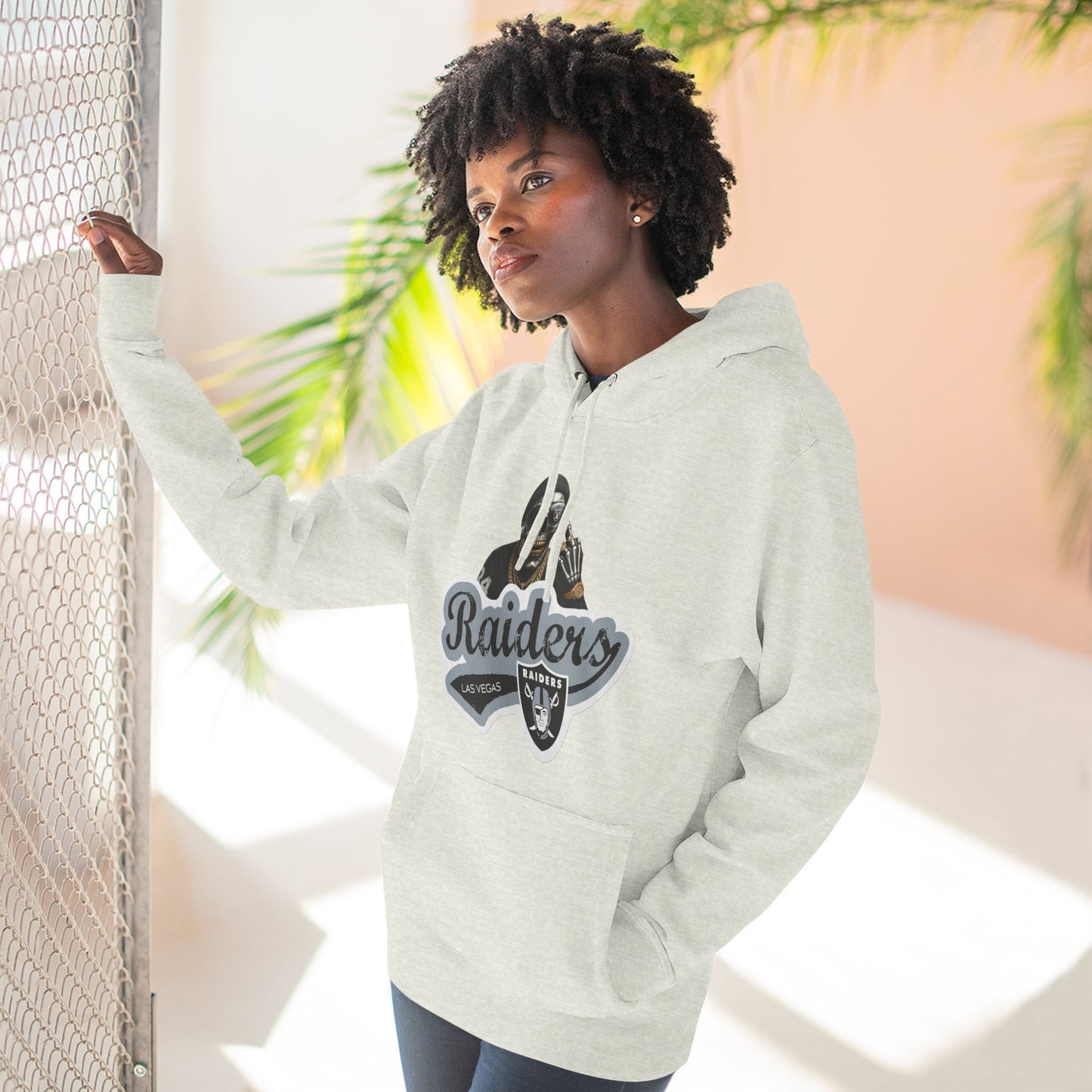 Raiders Fleece Hoodie – Vintage Football Pullover