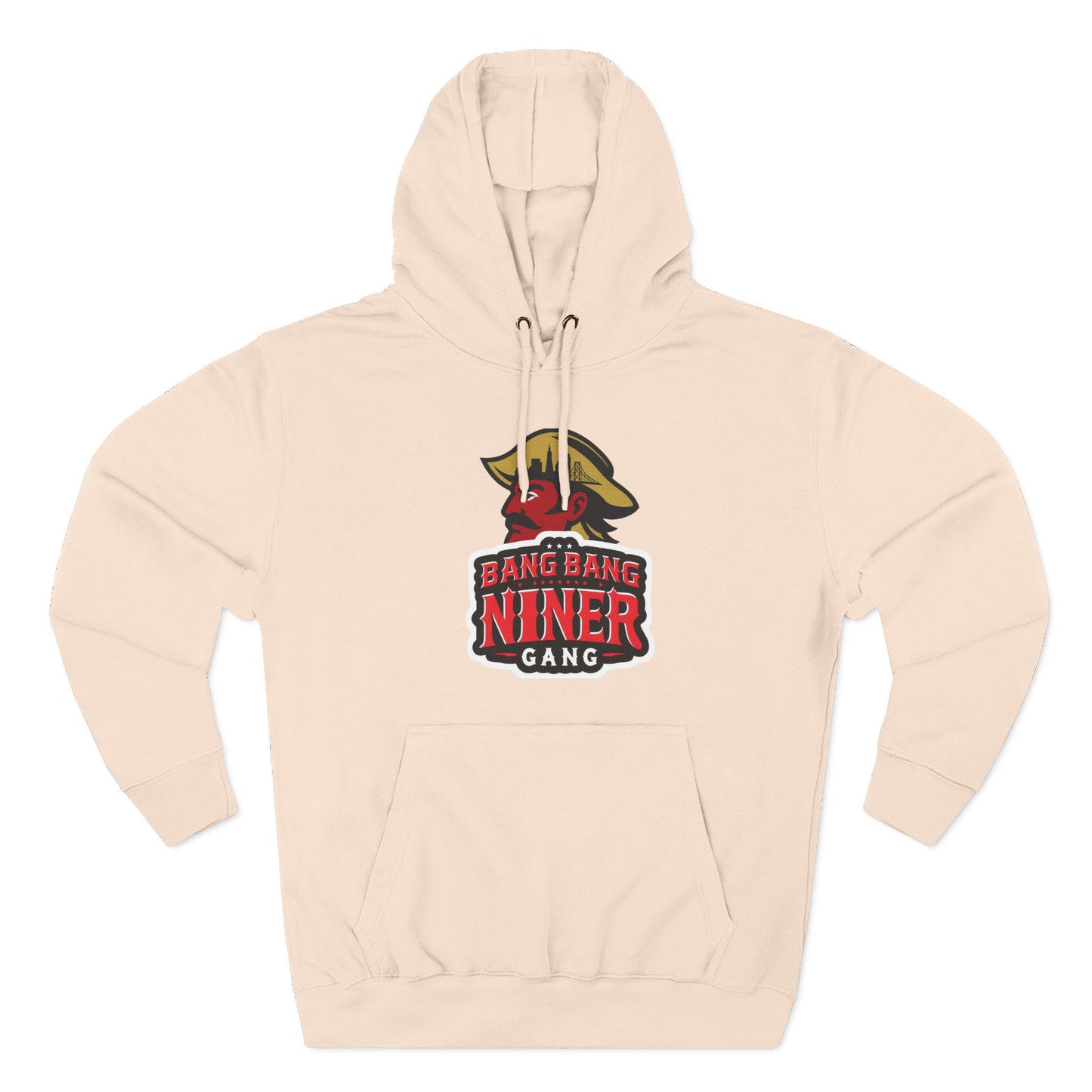 Niner Gang Logo Hoodie — 'Bang Bang Niner' Fleece Pullover