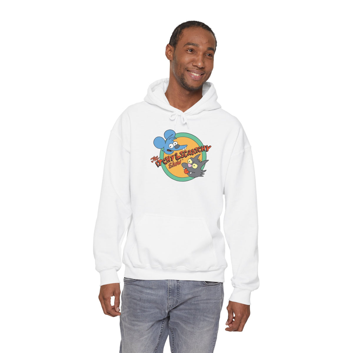 itchy & Scratchy Show - Graphic Pullover Hoodie
