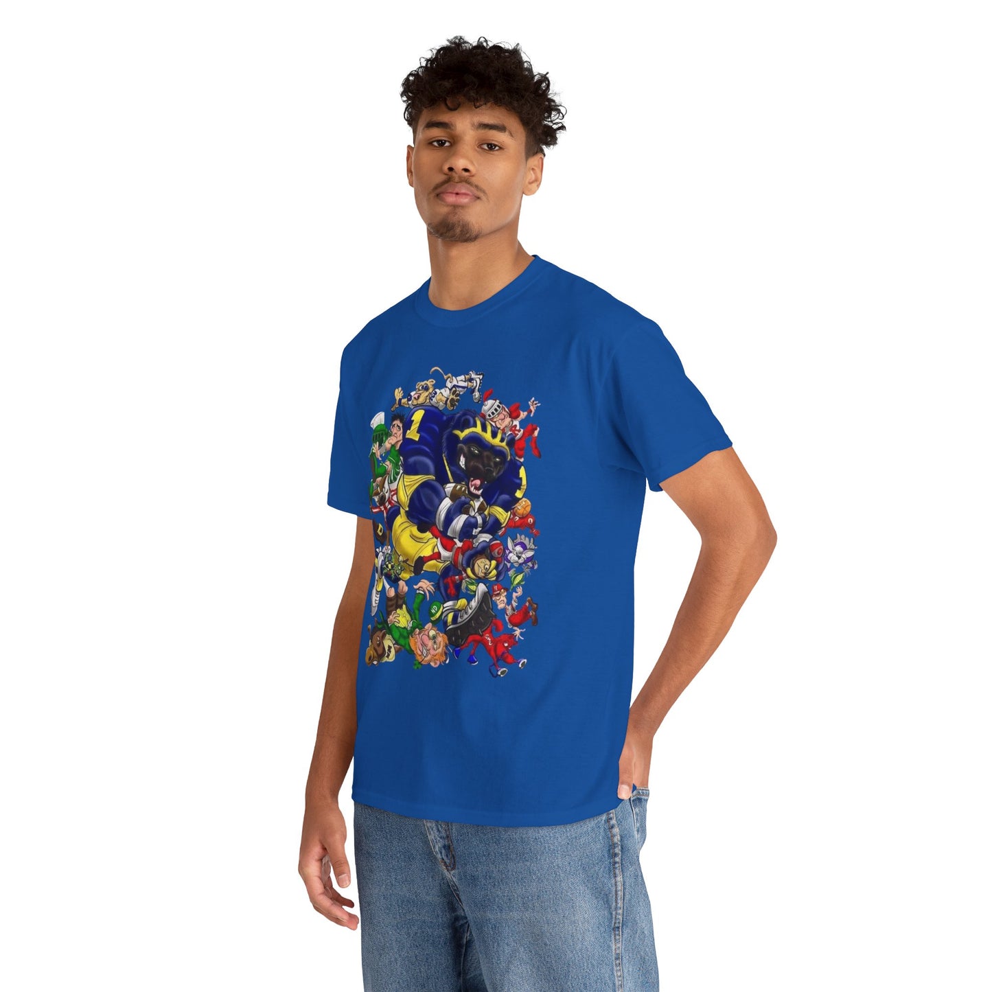 Wolverines Unisex Heavy Cotton Tee