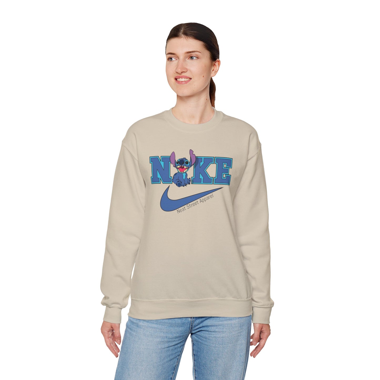 Stitch Design Crewneck Sweatshirt