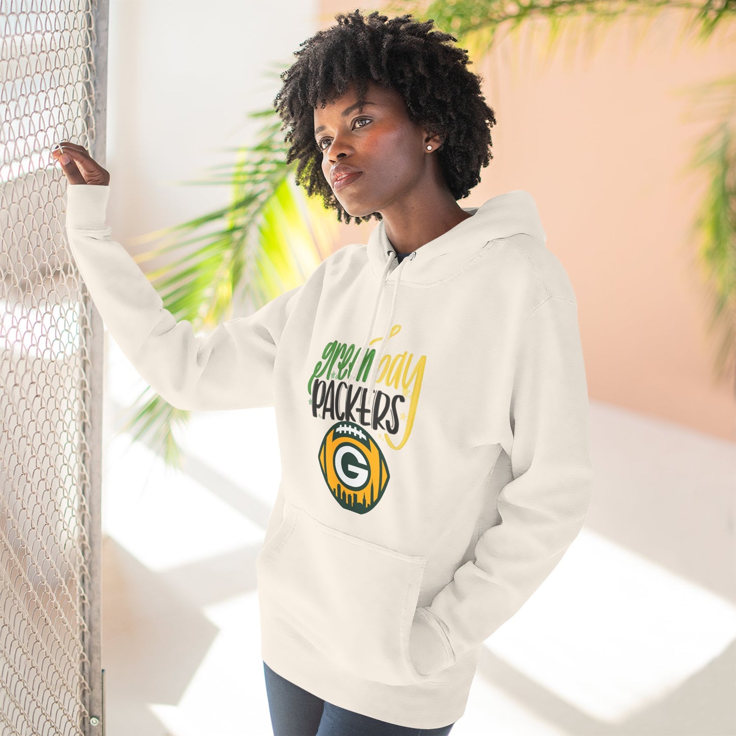 Green Bay Packers Logo Hoodie — Fleece Pullover for Fans