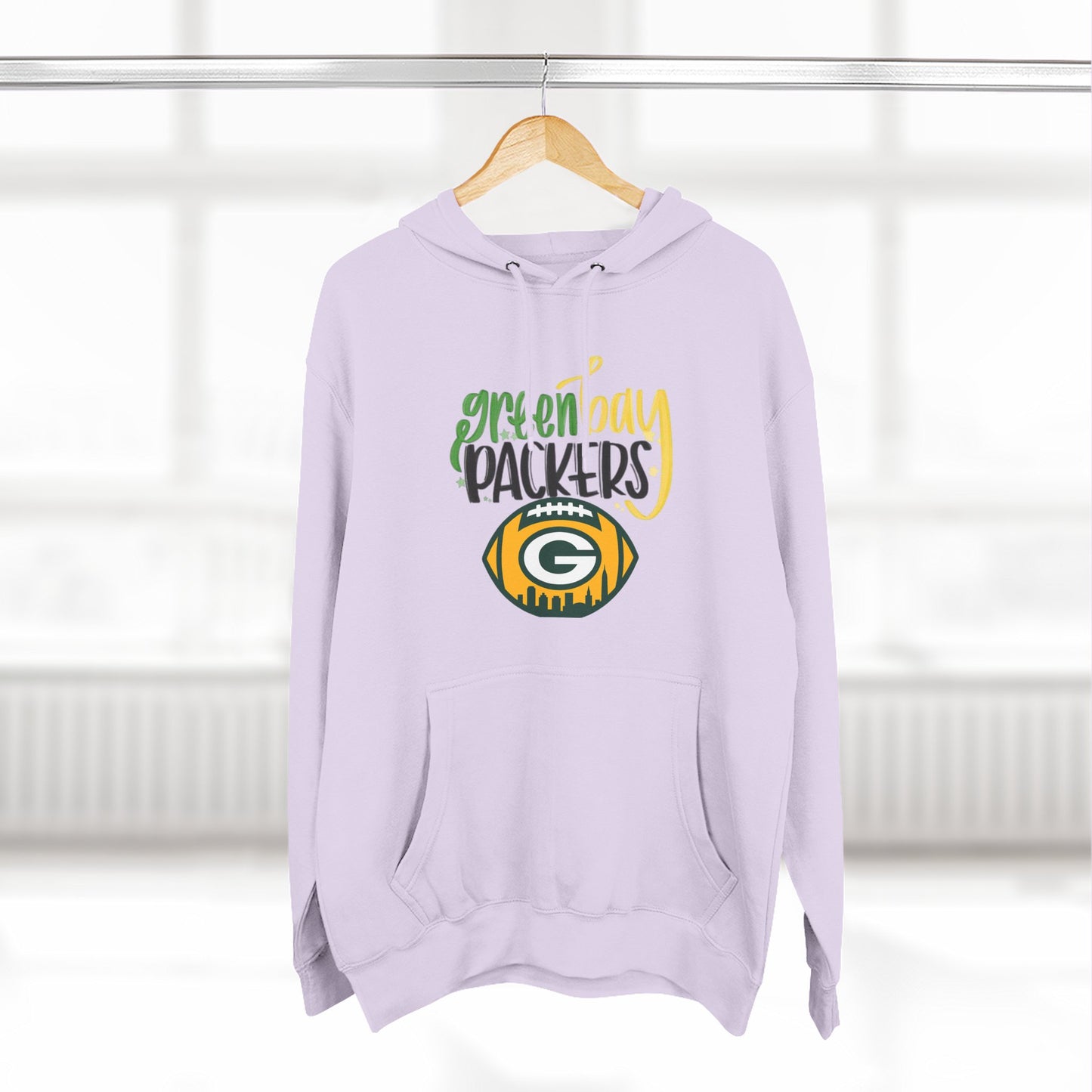 Green Bay Packers Logo Hoodie — Fleece Pullover for Fans