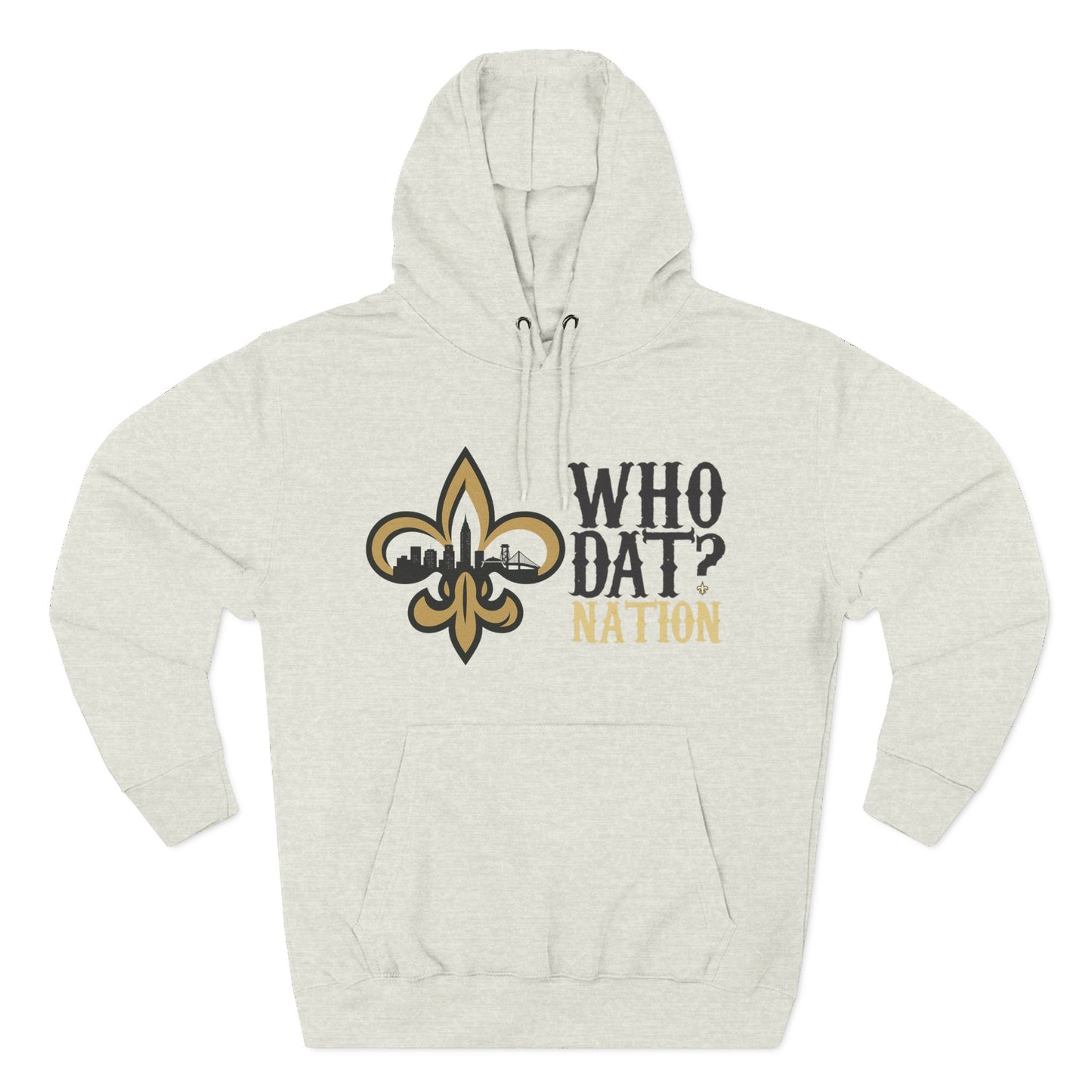 Who Dat Nation Fleur-de-lis Hoodie – New Orleans Football Fan Pullover
