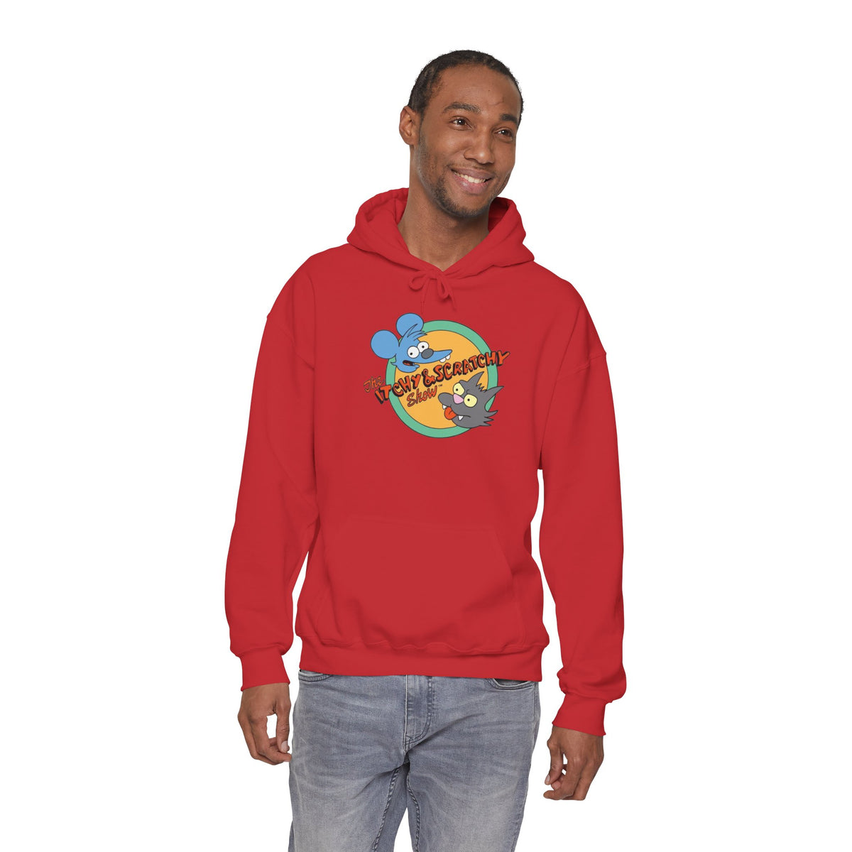 itchy & Scratchy Show - Graphic Pullover Hoodie