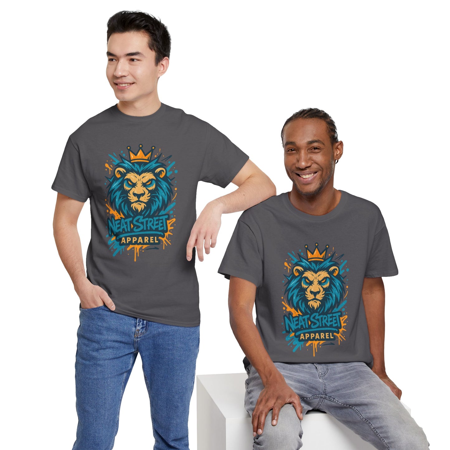 King Lion Graphic Unisex Heavy Cotton Tee