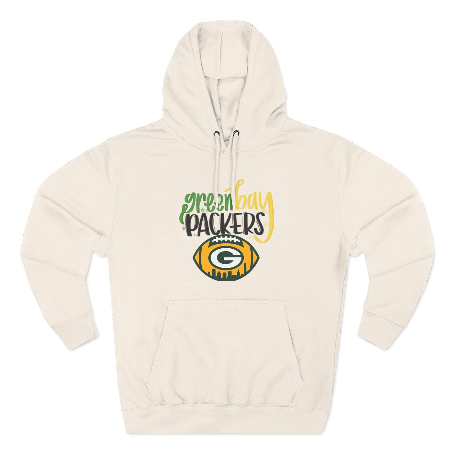 Green Bay Packers Logo Hoodie — Fleece Pullover for Fans