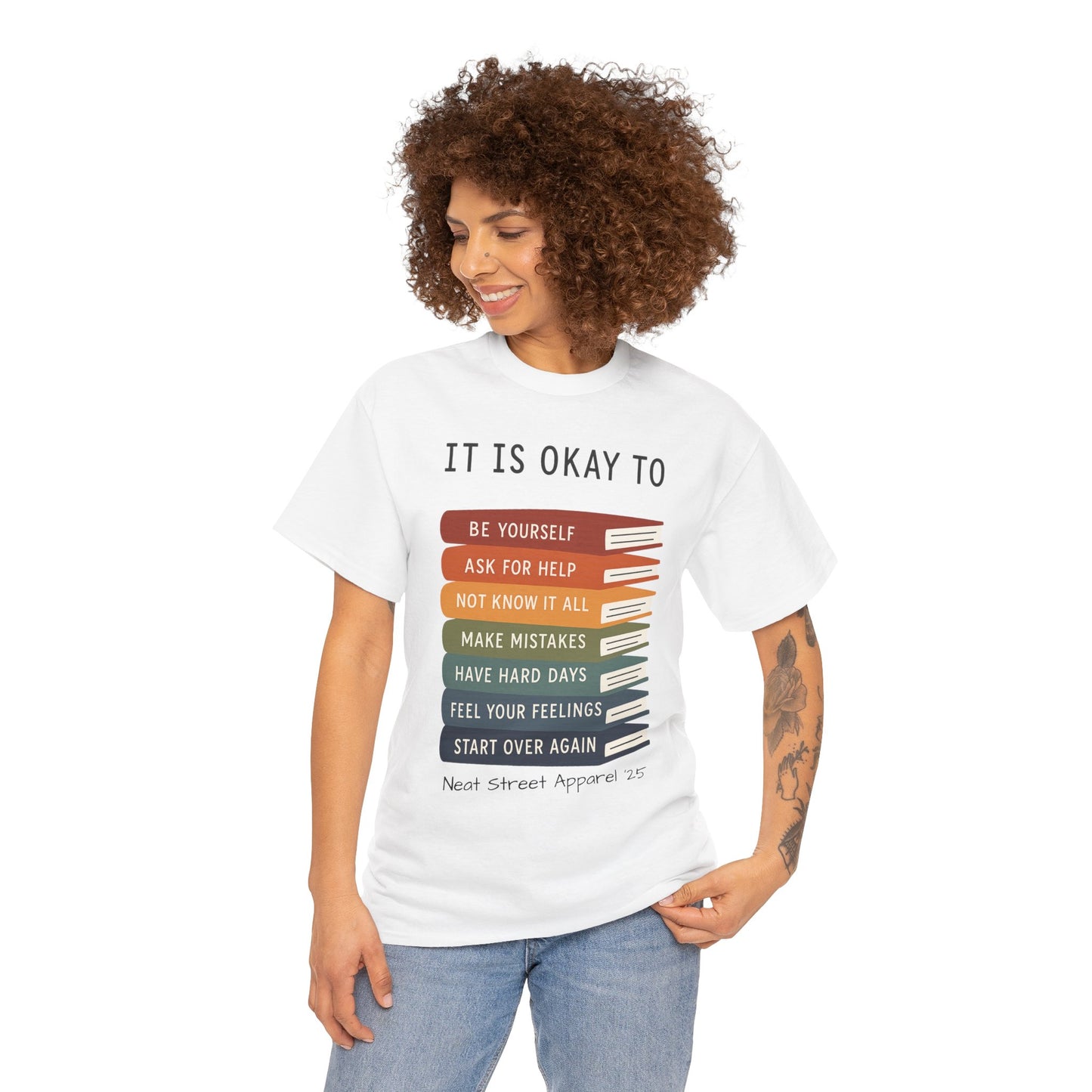 Inspirational Message Cotton Tee