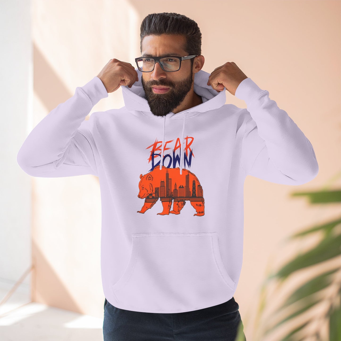 Bear Down Cityscape Hoodie — Chicago Bears Pullover