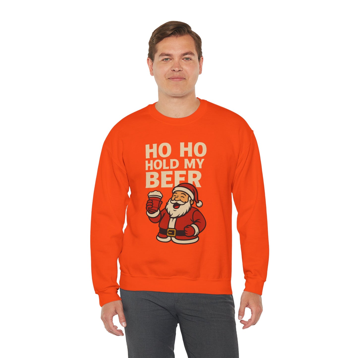 Festive Santa Sweatshirt | Holiday Apparel, Christmas Gift, Cozy Winter Wear, Funny Sweatshirt, Unisex Crewneck