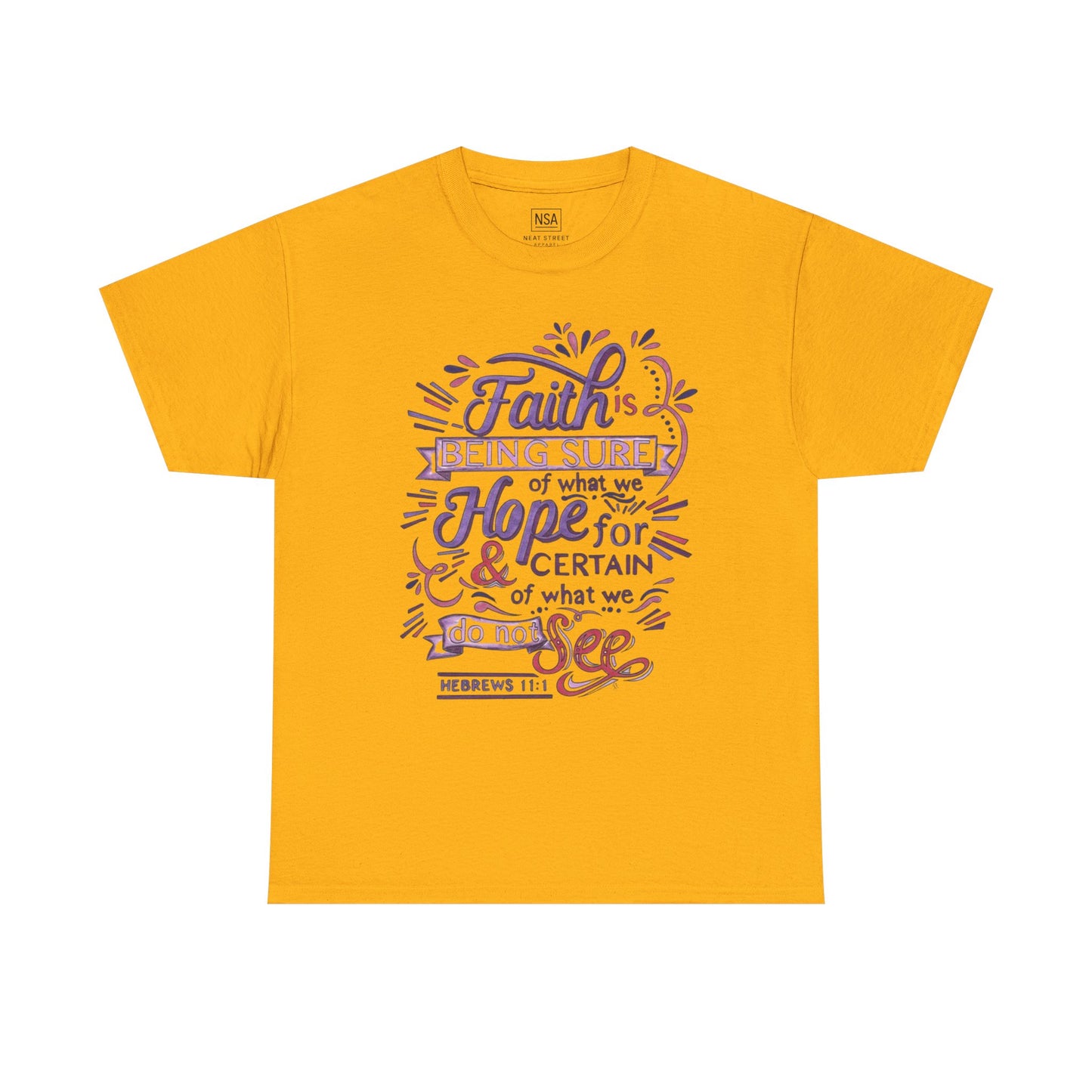Inspirational Faith & Hope Unisex Cotton T-shirt