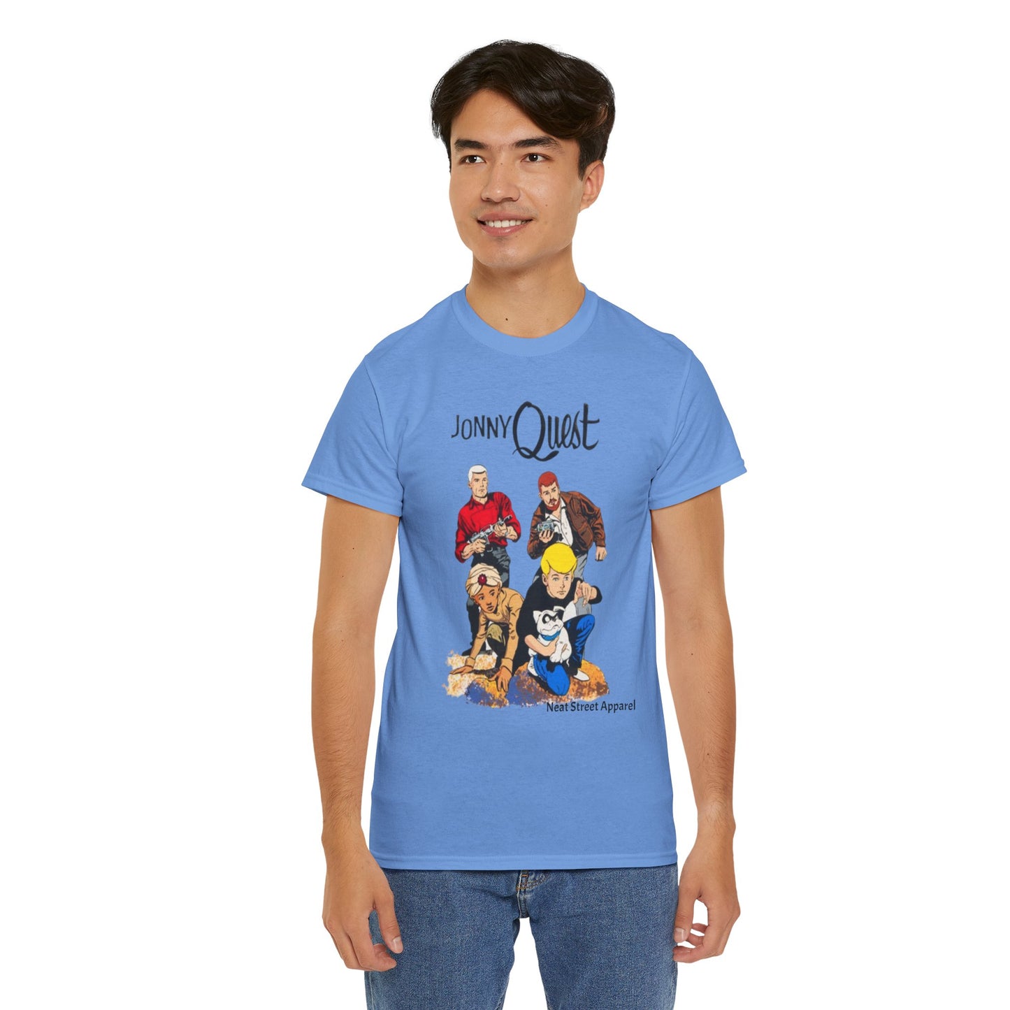 Jonny Quest Cartoon Unisex Heavy Cotton Tee