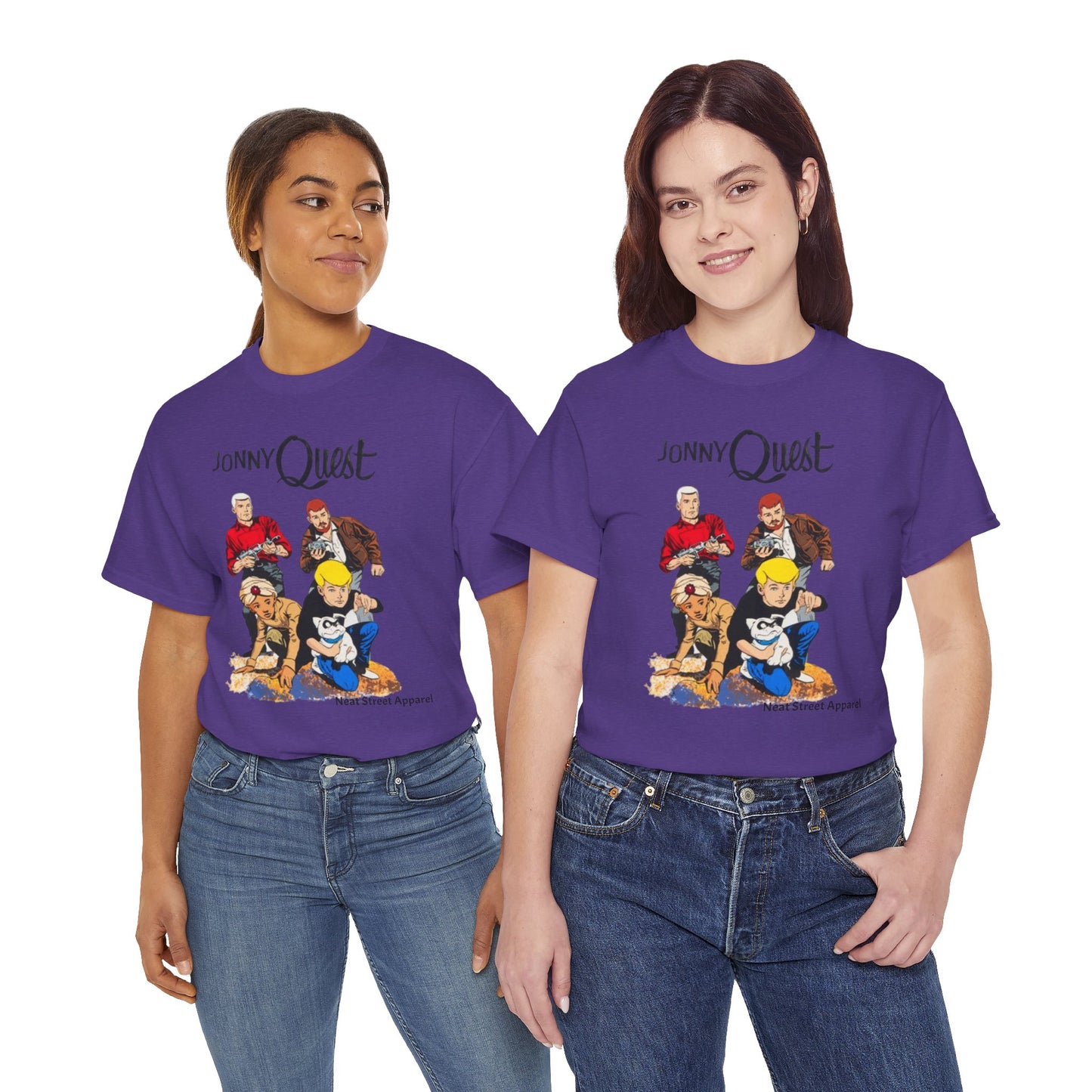 Jonny Quest Cartoon Unisex Heavy Cotton Tee