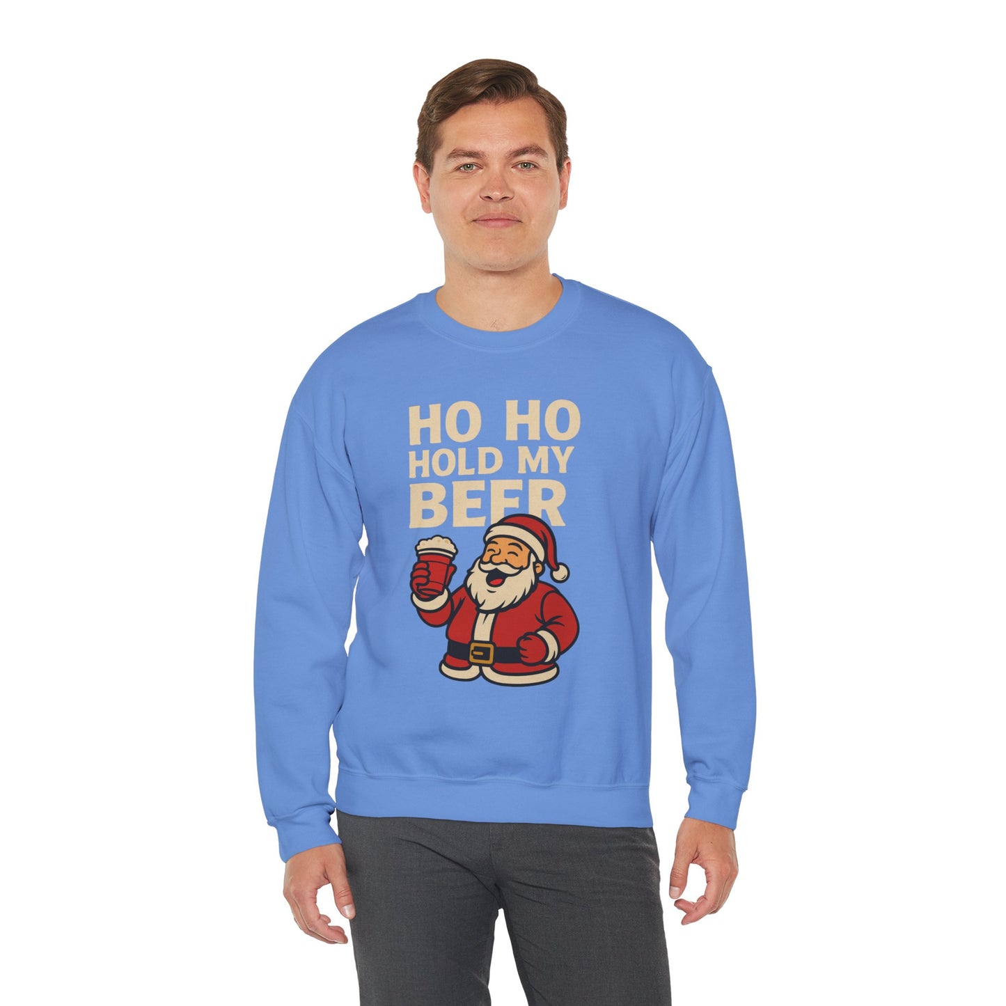 Festive Santa Sweatshirt | Holiday Apparel, Christmas Gift, Cozy Winter Wear, Funny Sweatshirt, Unisex Crewneck