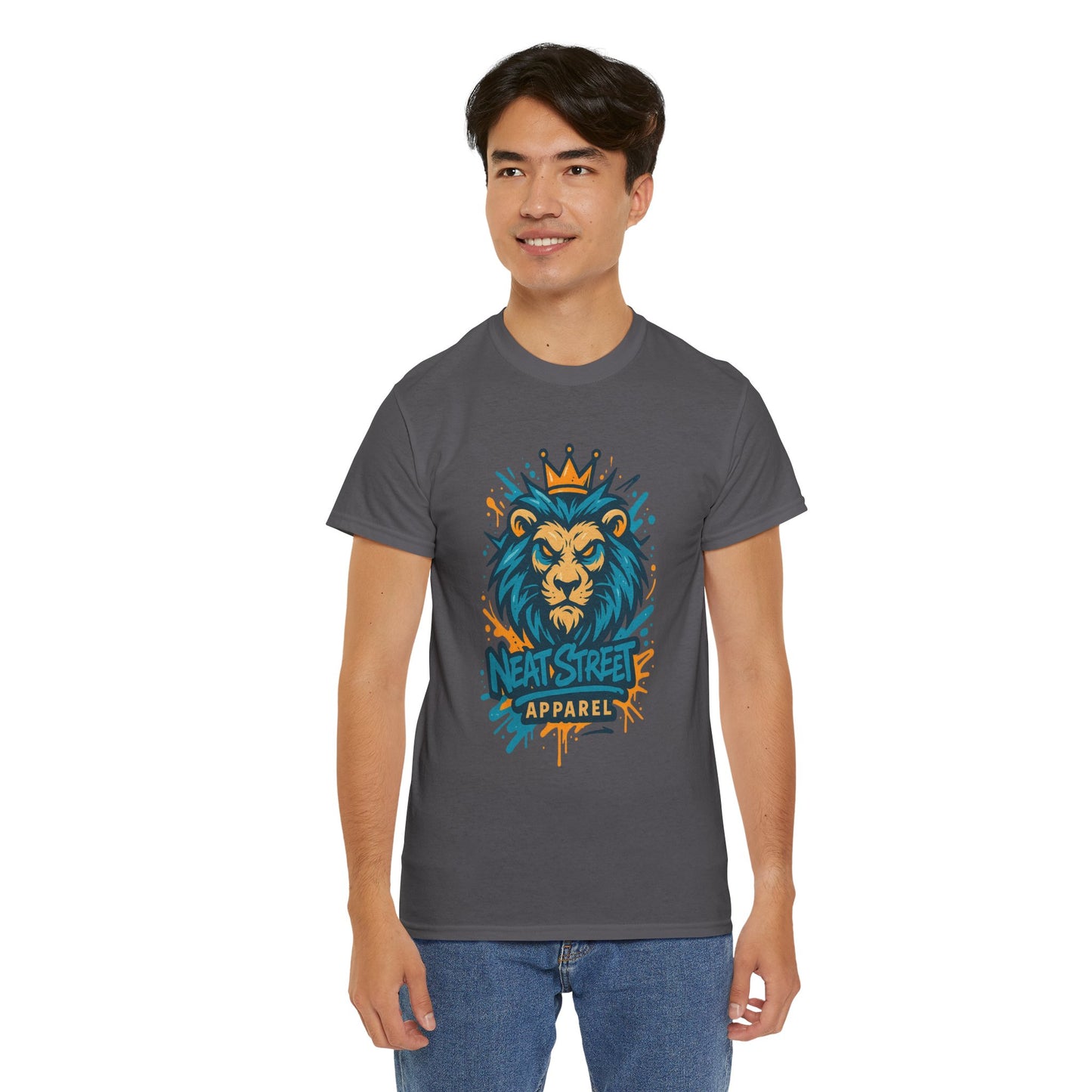 King Lion Graphic Unisex Heavy Cotton Tee