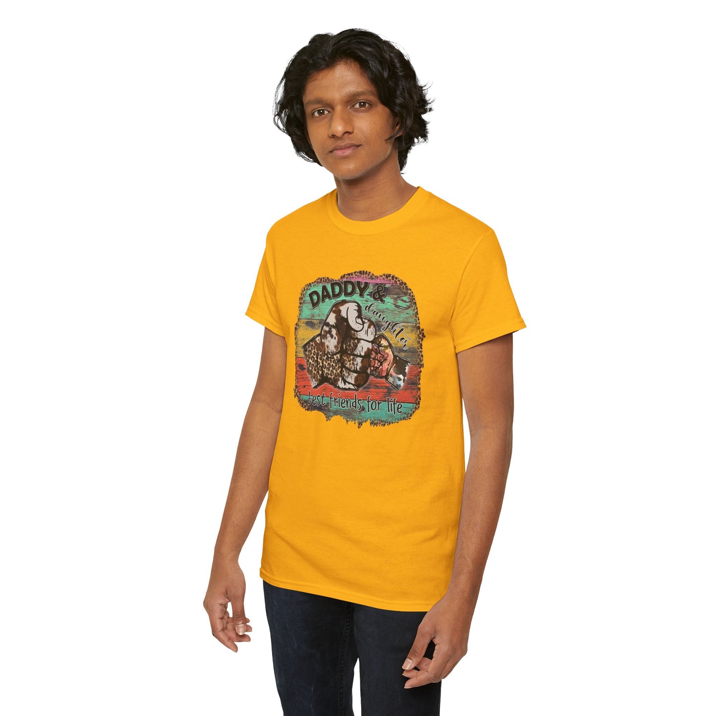 Rasta Retro Graphic Tee for Dads | Unisex Heavy Cotton T-Shirt