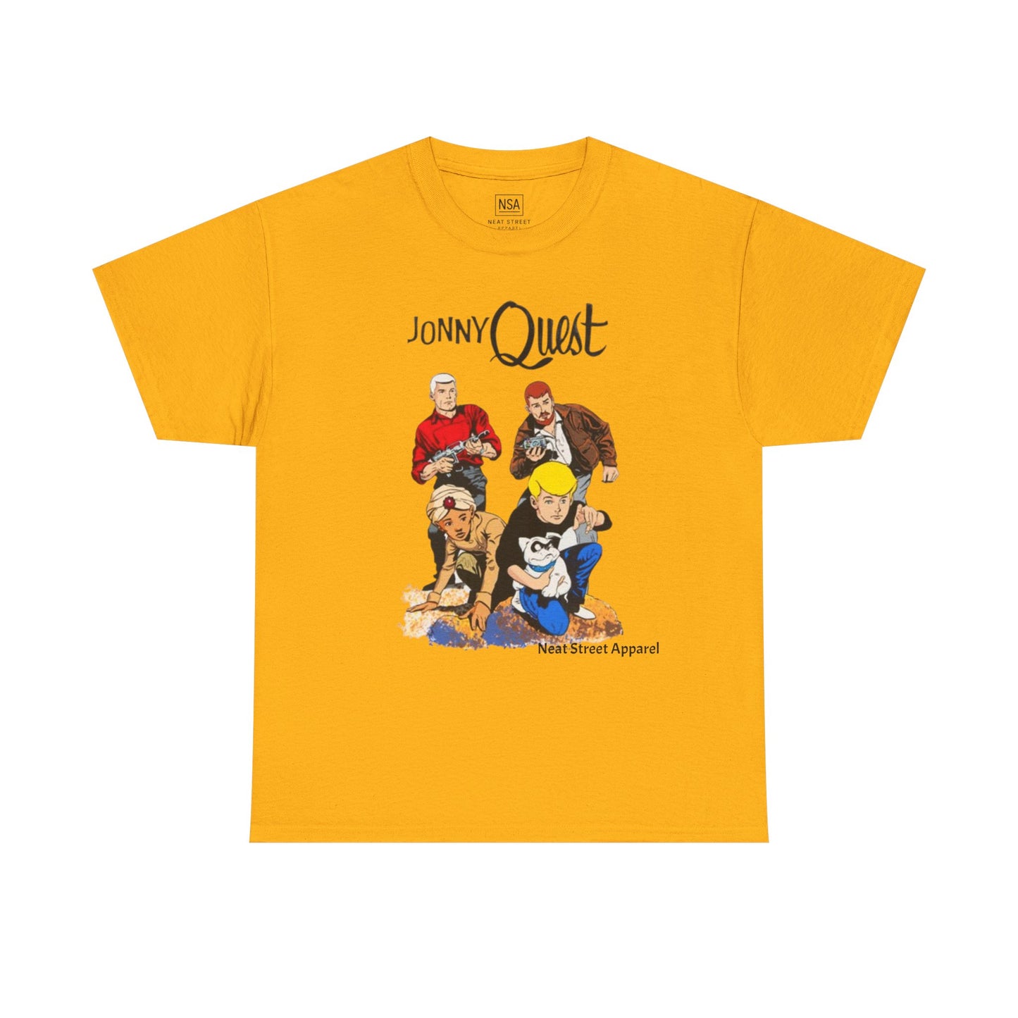 Jonny Quest Cartoon Unisex Heavy Cotton Tee