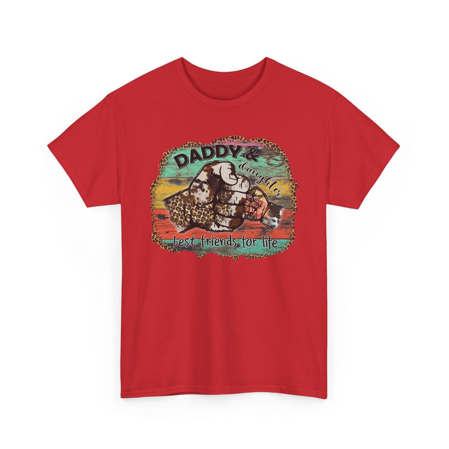 Rasta Retro Graphic Tee for Dads | Unisex Heavy Cotton T-Shirt