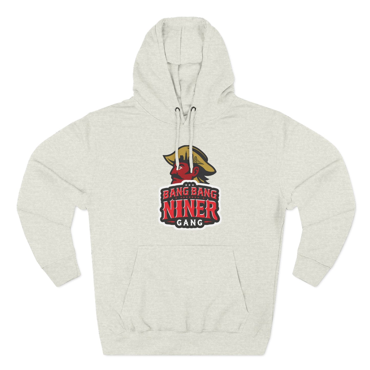 Niner Gang Logo Hoodie — 'Bang Bang Niner' Fleece Pullover