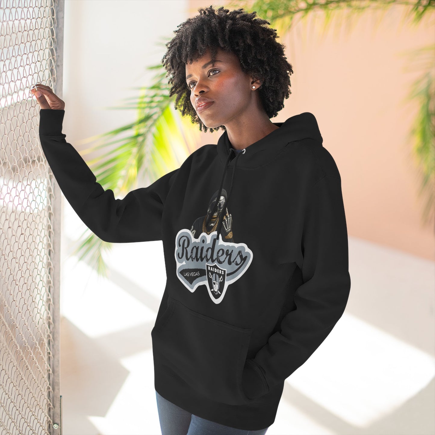 Raiders Fleece Hoodie – Vintage Football Pullover