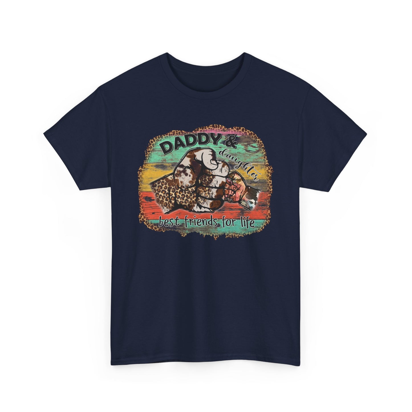 Rasta Retro Graphic Tee for Dads | Unisex Heavy Cotton T-Shirt