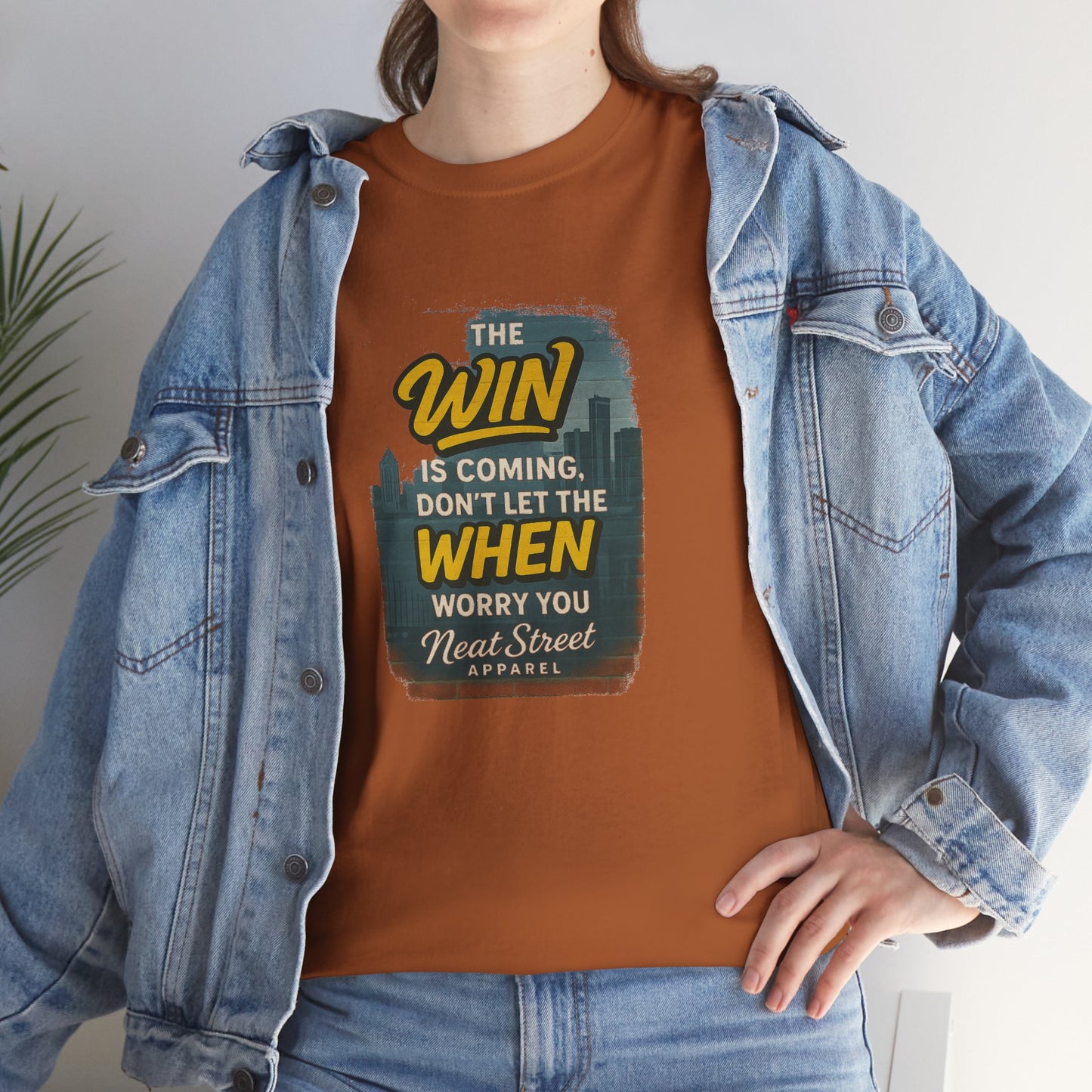 "The Win is Coming" Unisex Heavy Cotton Tee