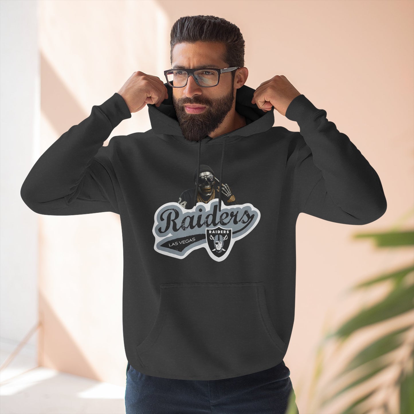 Raiders Fleece Hoodie – Vintage Football Pullover