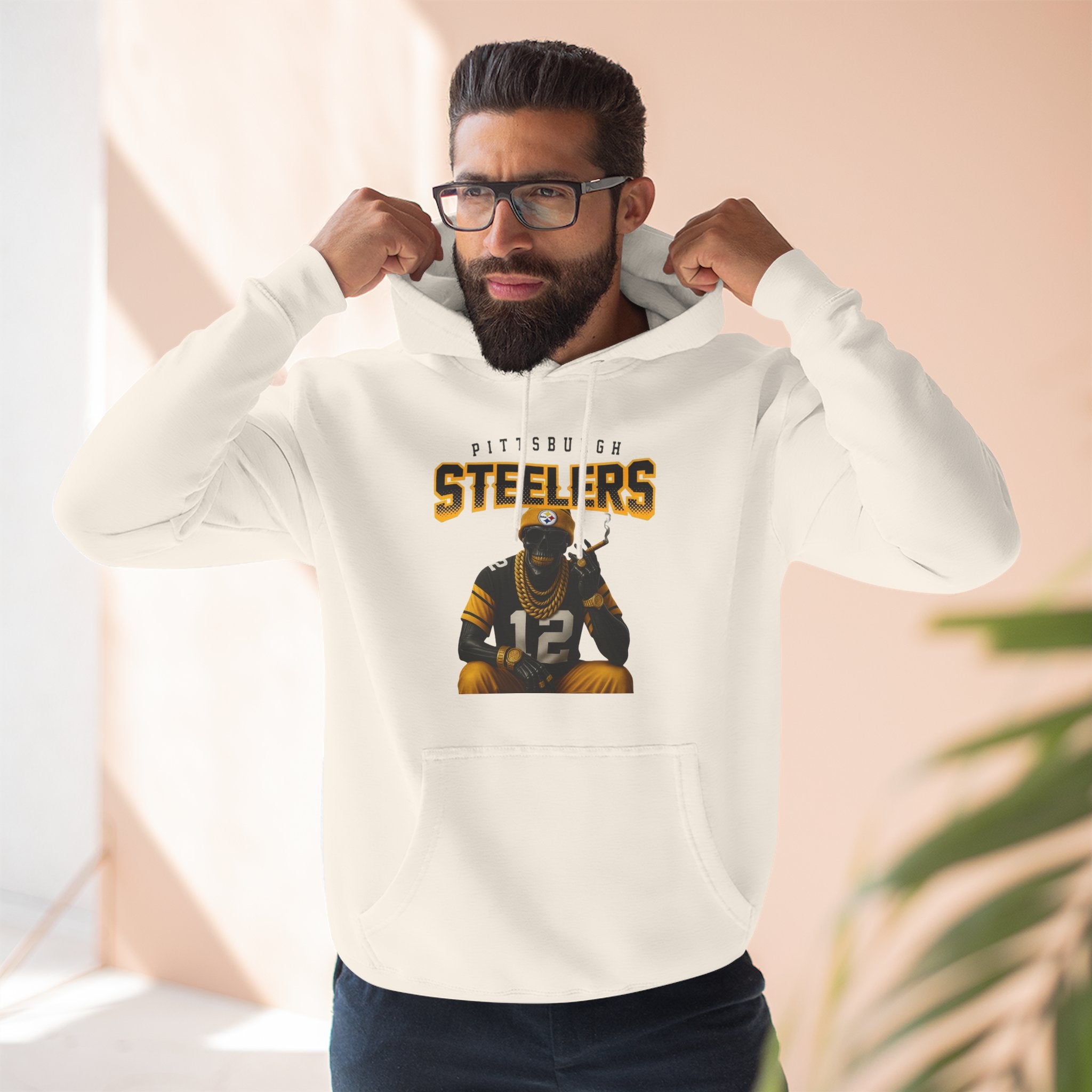Steelers Graphic Hoodie — Three-Panel Fleece – Neat Street Apparel