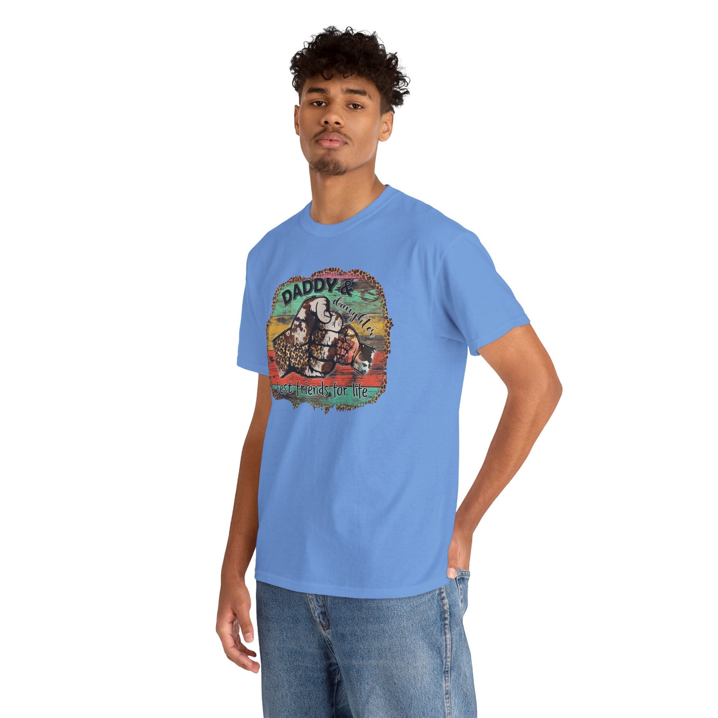 Rasta Retro Graphic Tee for Dads | Unisex Heavy Cotton T-Shirt