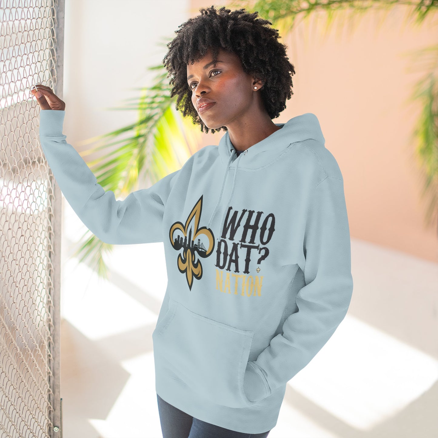 Who Dat Nation Fleur-de-lis Hoodie – New Orleans Football Fan Pullover