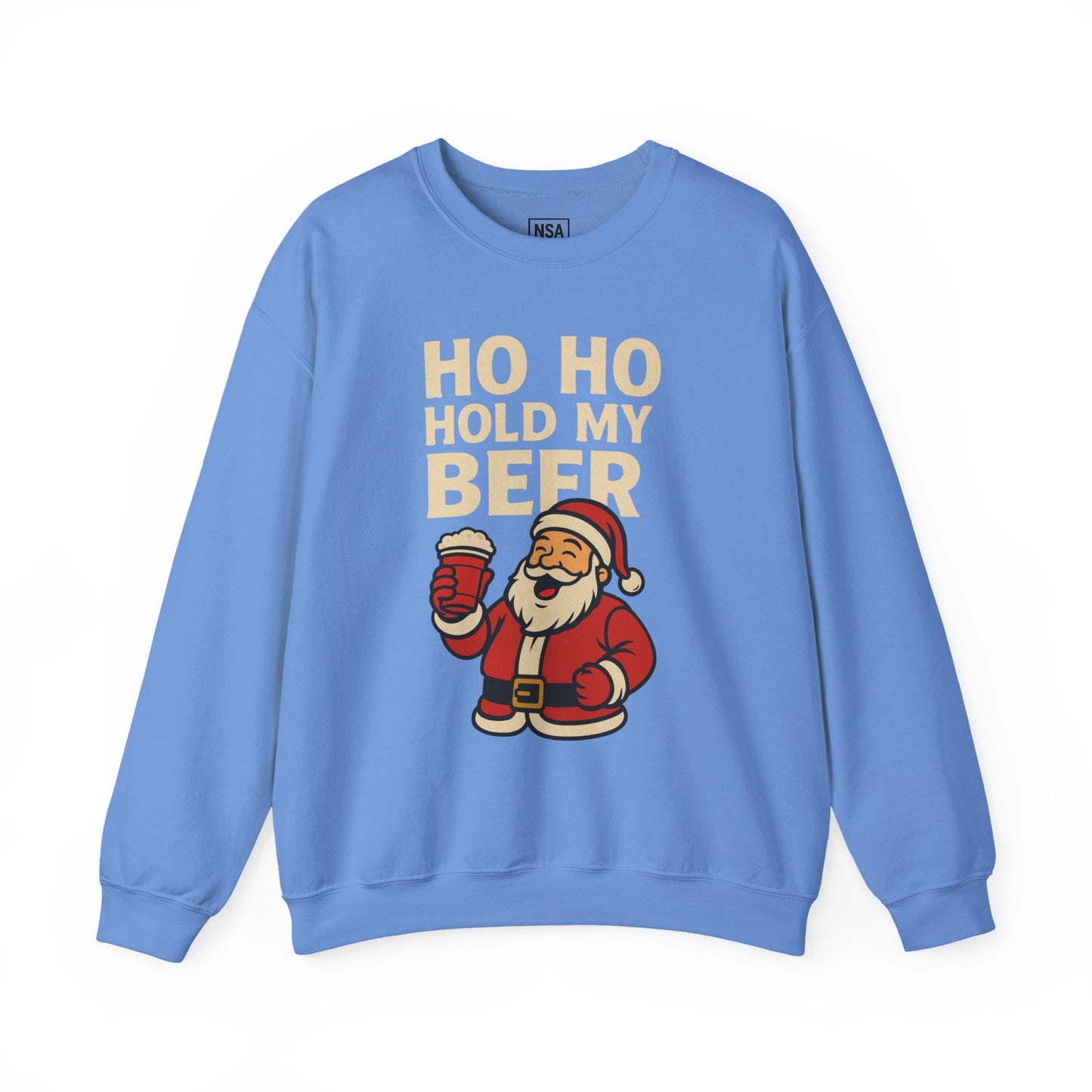 Festive Santa Sweatshirt | Holiday Apparel, Christmas Gift, Cozy Winter Wear, Funny Sweatshirt, Unisex Crewneck