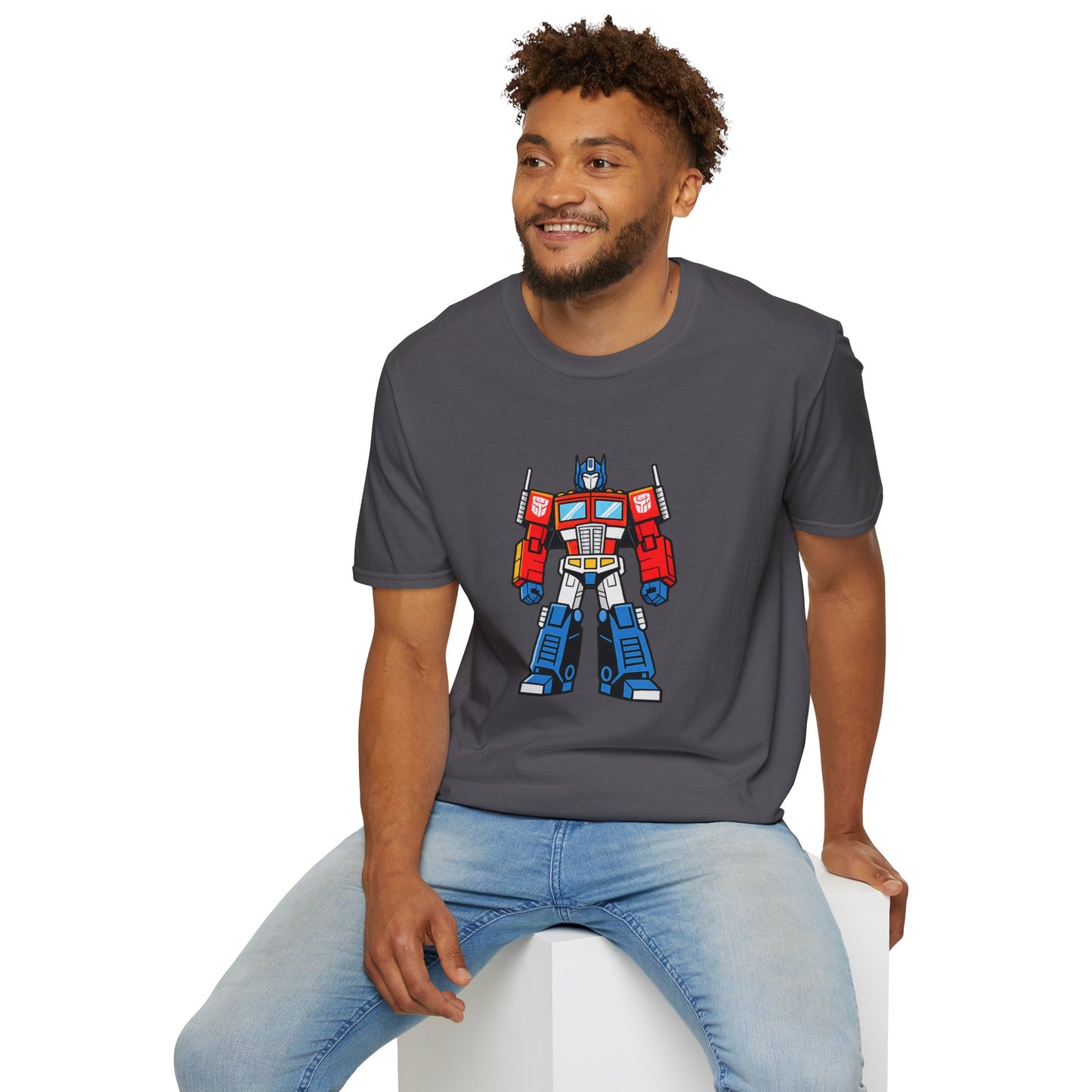 Retro Optimus Prime Graphic T-Shirt