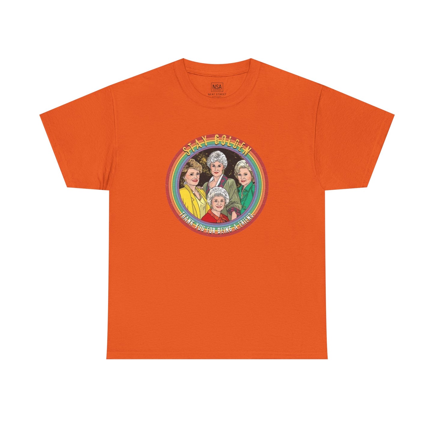 Retro Golden Girls Unisex Heavy Cotton Tee