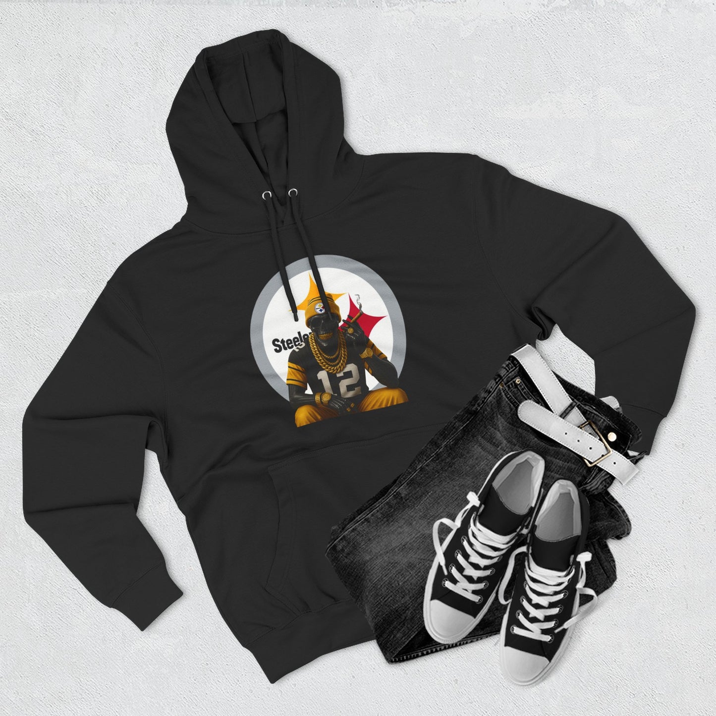 Steelers Graphic Hoodie — Three-Panel Fleece