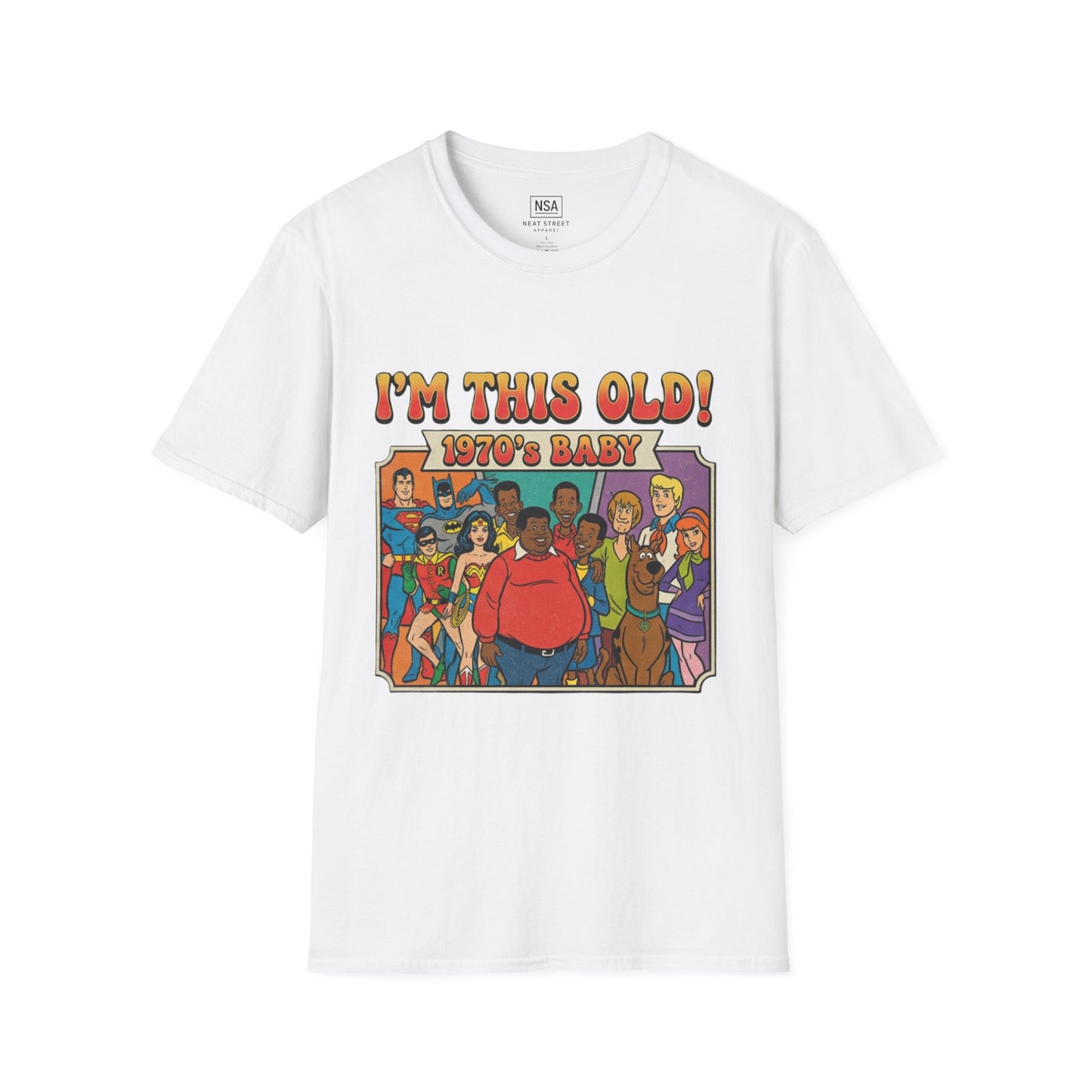 I'm This Old! 1970s Baby T-Shirt