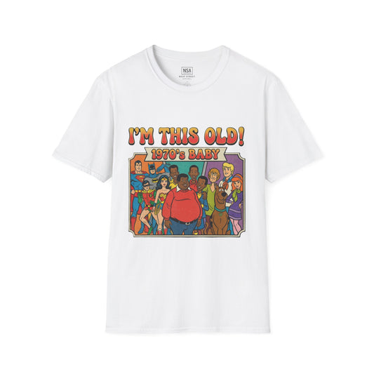 I'm This Old! 1970s Baby T-Shirt