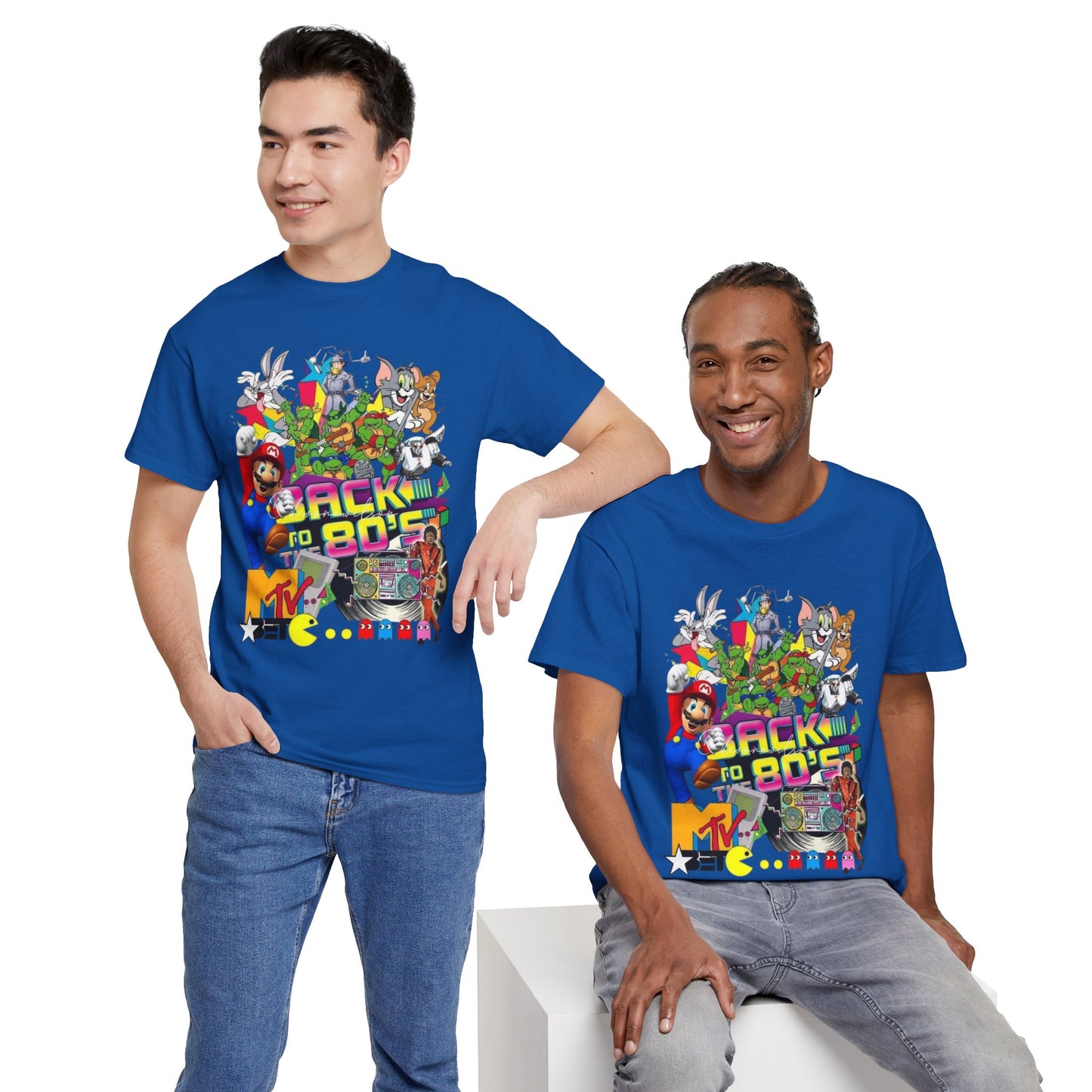 Retro 80s Unisex Heavy Cotton Tee