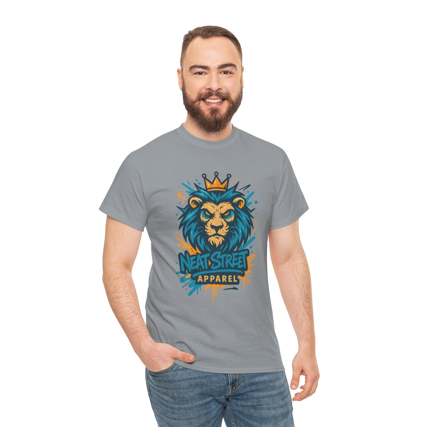 King Lion Graphic Unisex Heavy Cotton Tee