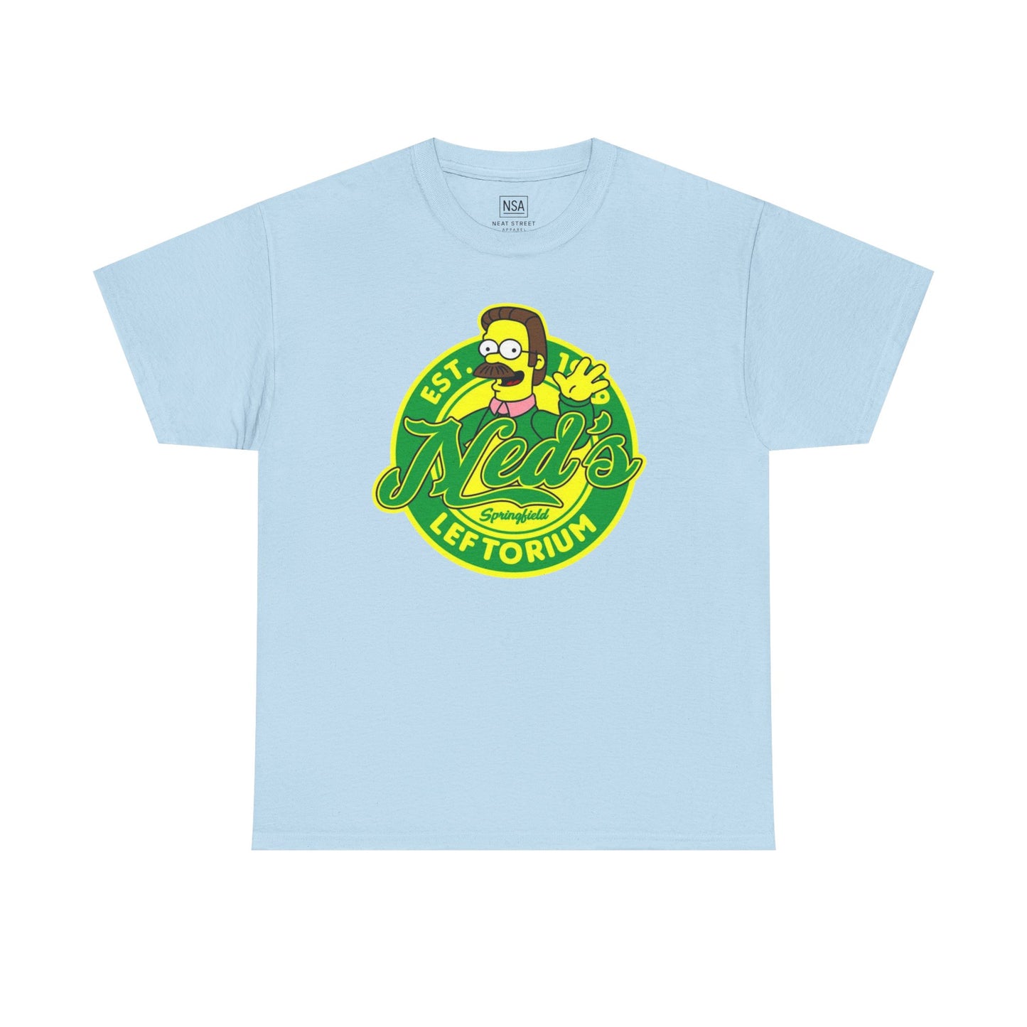Ned's Leftorium Unisex Heavy Cotton Tee