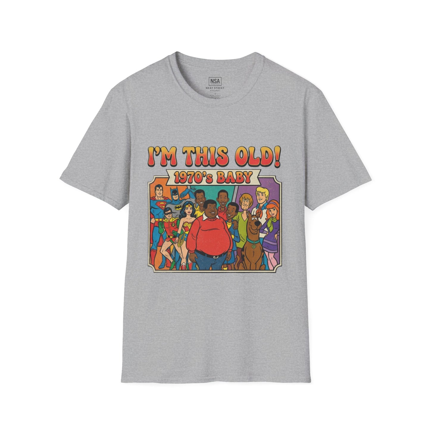 I'm This Old! 1970s Baby T-Shirt