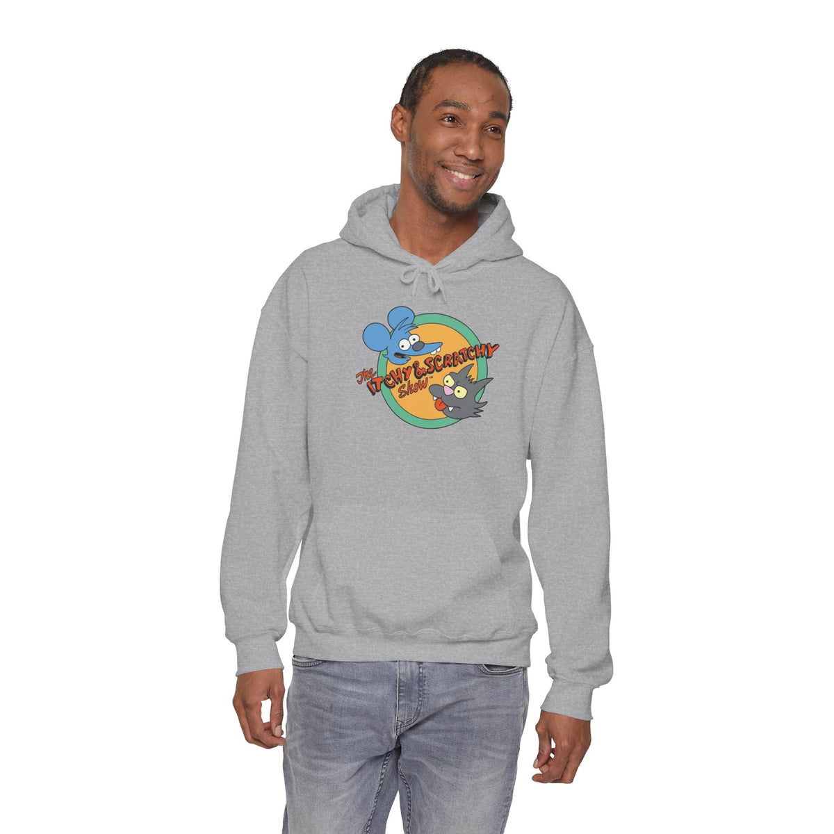 itchy & Scratchy Show - Graphic Pullover Hoodie