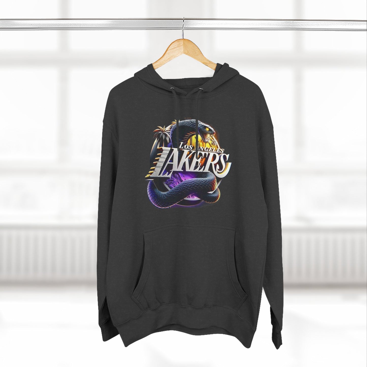 Hoodie — Retro Los Angeles Lakers Palm Logo Pullover