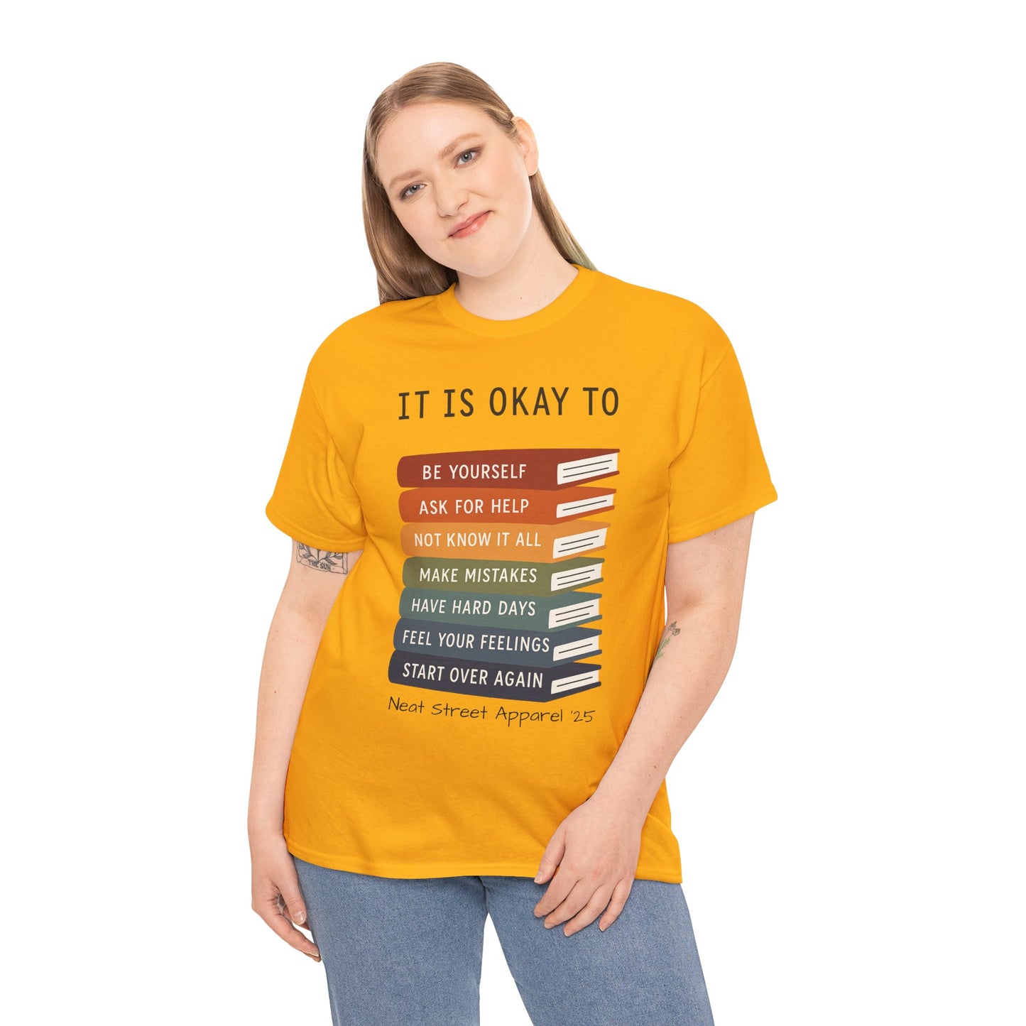 Inspirational Message Cotton Tee