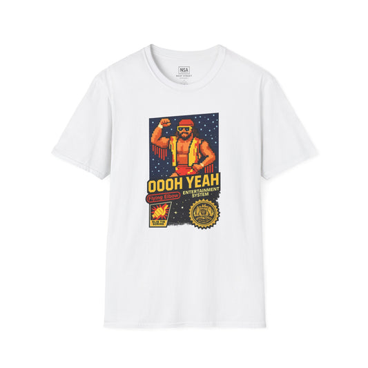 Retro Macho Man Pixel T-Shirt