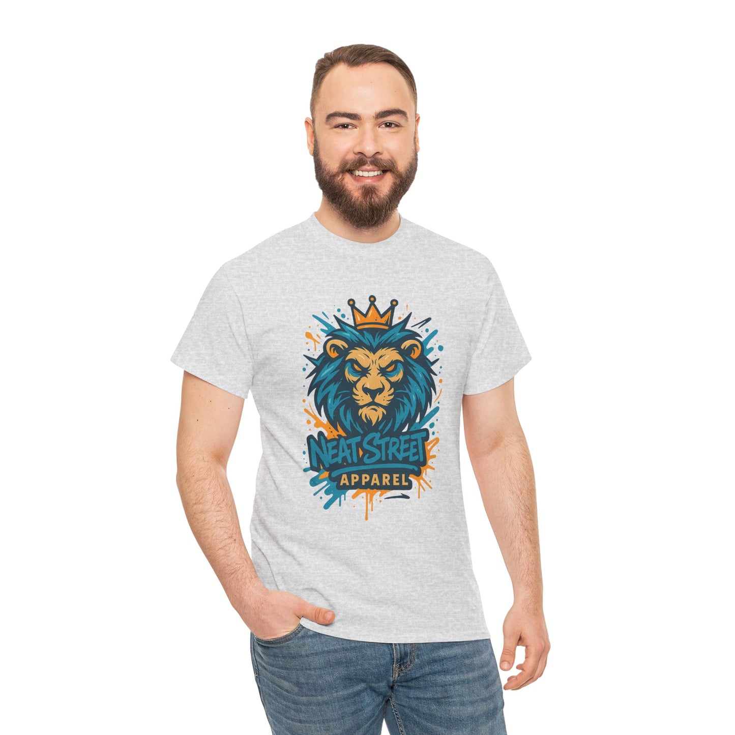 King Lion Graphic Unisex Heavy Cotton Tee