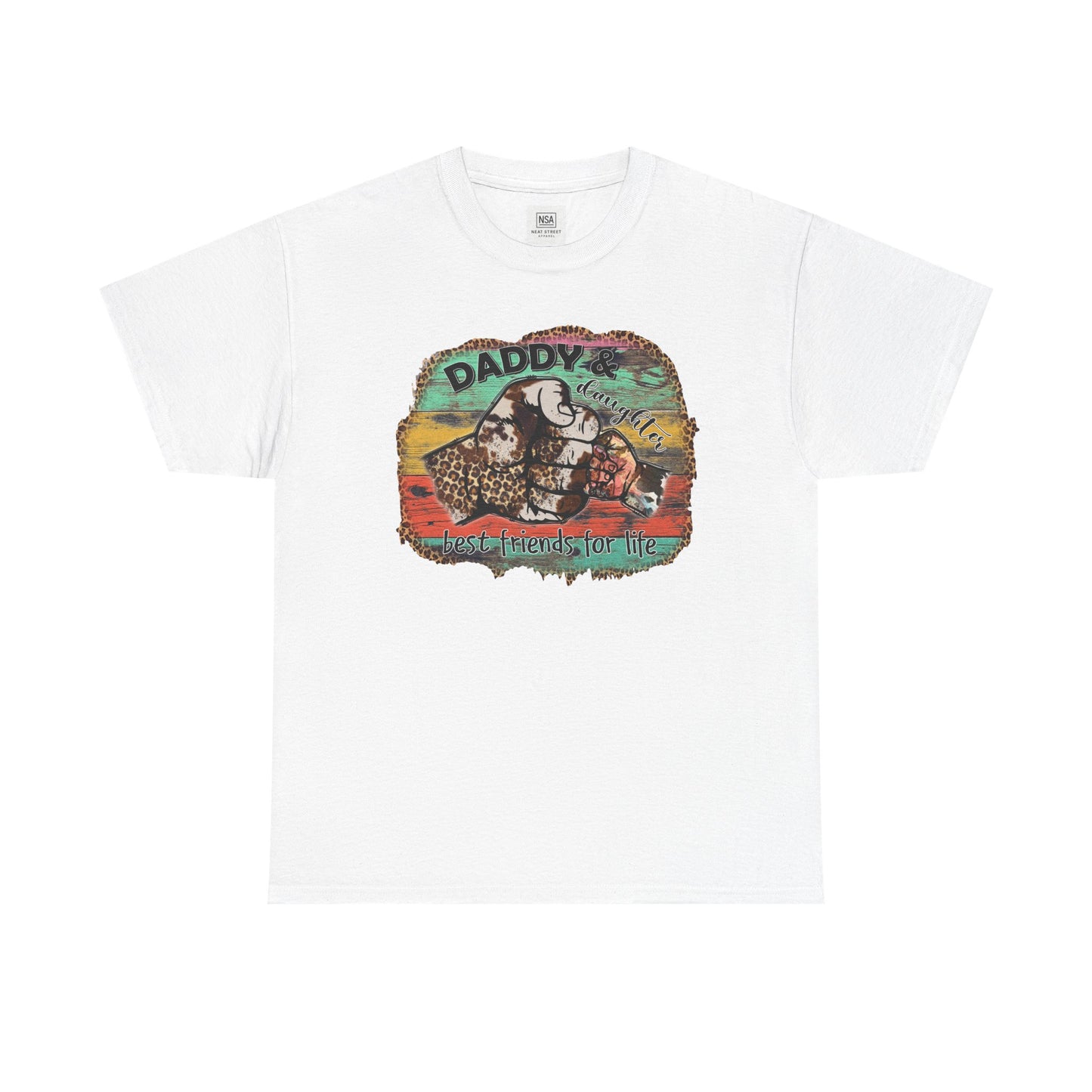 Rasta Retro Graphic Tee for Dads | Unisex Heavy Cotton T-Shirt