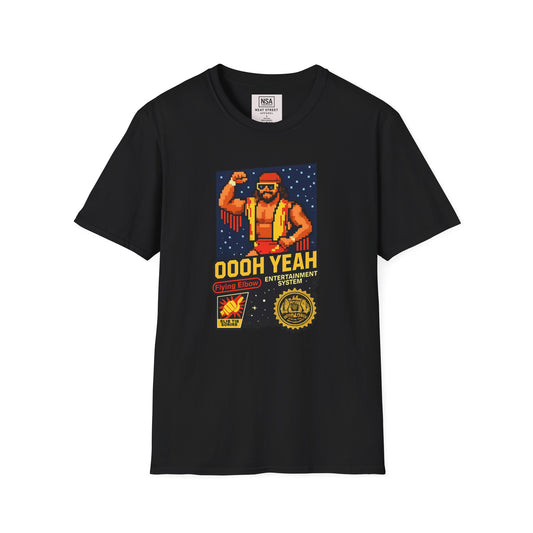 Retro Macho Man Pixel T-Shirt